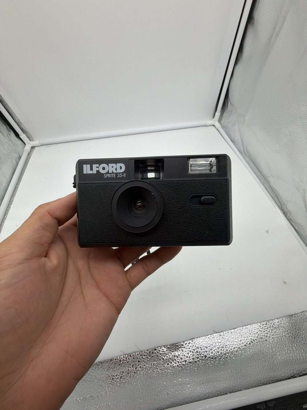 Ilford Sprite 35-II Film Camera Black ( As Is Untested)